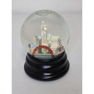 Saks Fifth Avenue Musical Snow Globe - Deep In The Heart Of Texas - Vintage